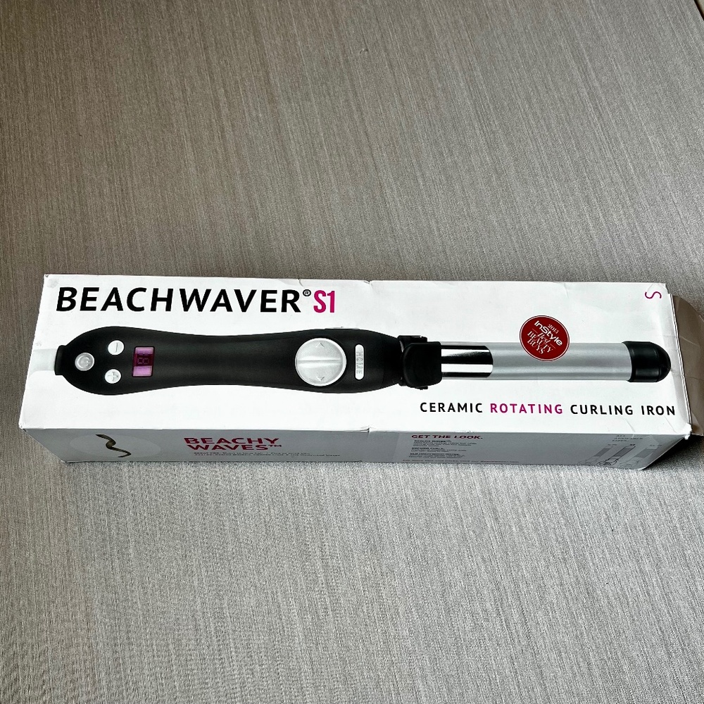 The Beachwaver Co. S1 Curling Iron with Box!